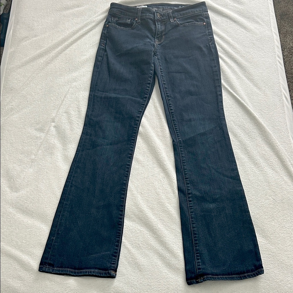 GAP Women's Sexy Boot Jeans Dark Wash Stretch 26/2r